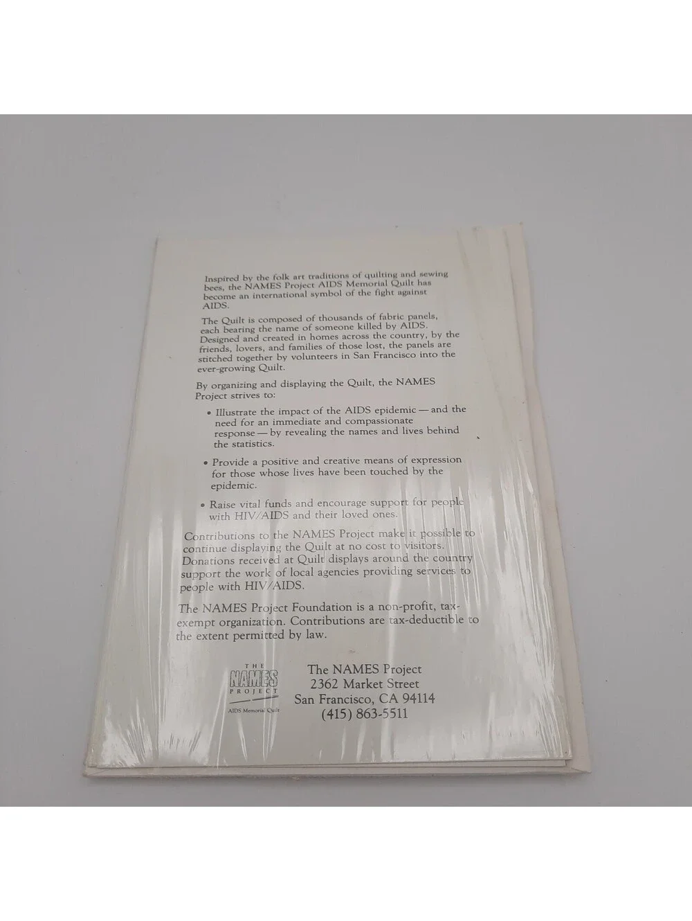 5 The Quilt: Stories from the Names Project Blank Greeting Card Note New
